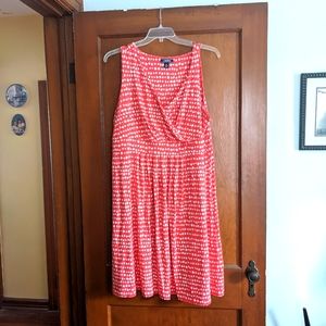Lands End Fit and Flare Dress 2X